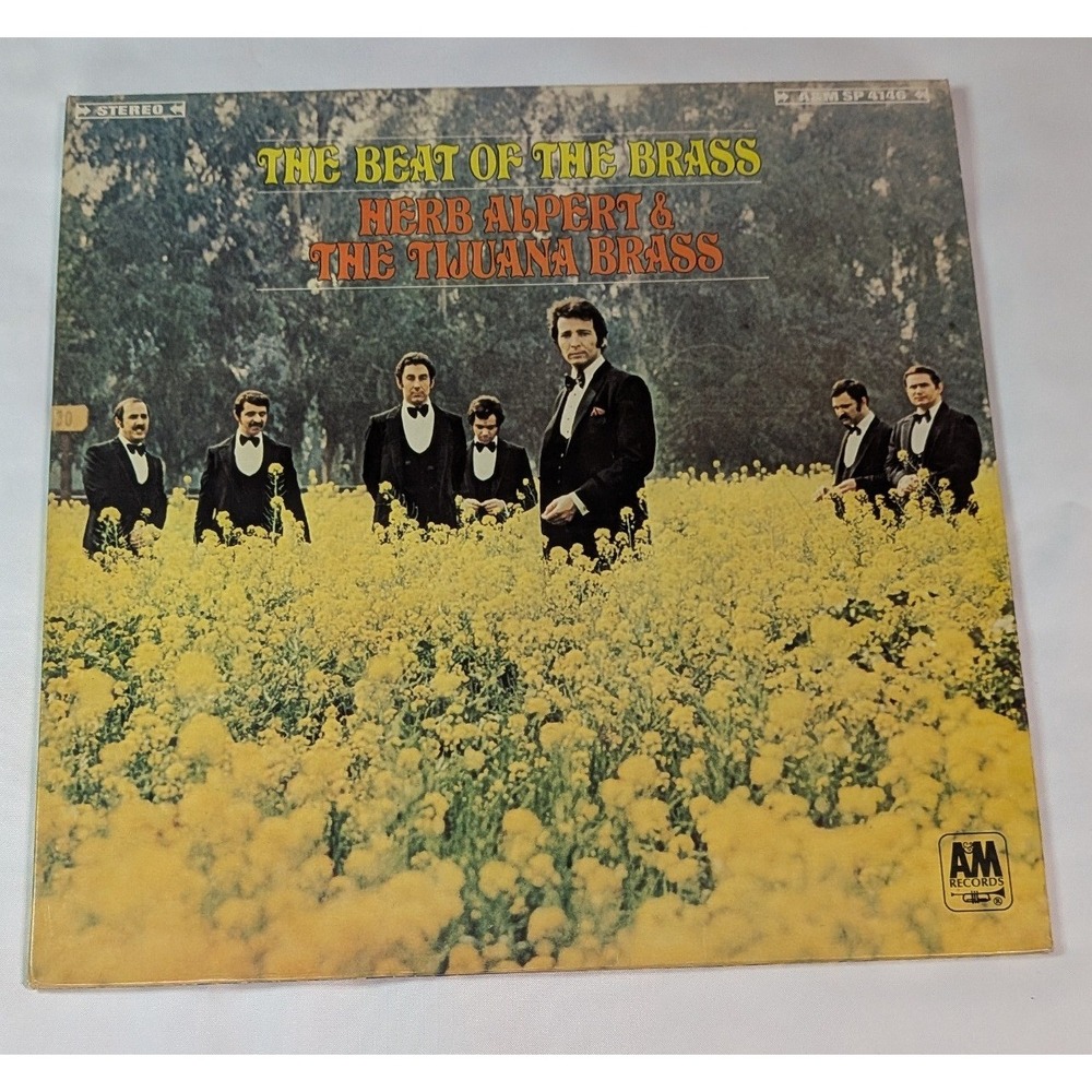 Herb Alpert The Beat of the Brass Vinyl LP 12" Gold Stereo 1968 Jazz Pop Good